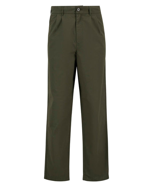 Young Ideas/Henmores - Cole Relaxed Fit Poplin Trouser - OL51 Olive - M