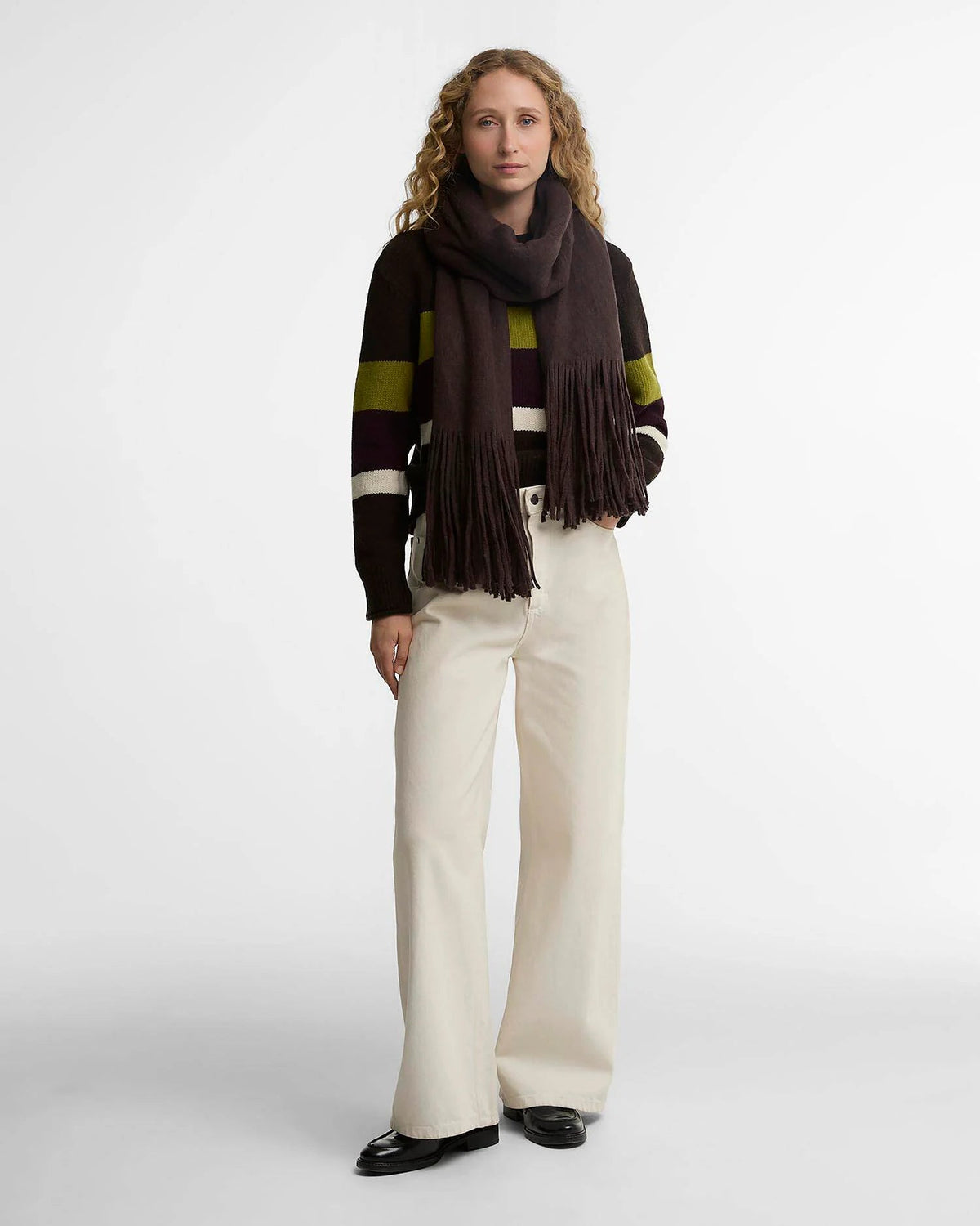 Young Ideas & Henmores -Connie Scarf -BR91 Rustic -OS