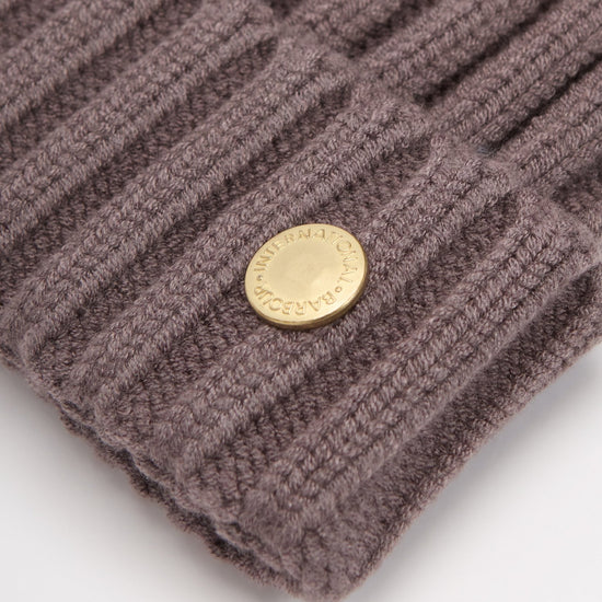 Young Ideas & Henmores -Conway Knitted Beanie Hat -CR31 Moonbeam -OS