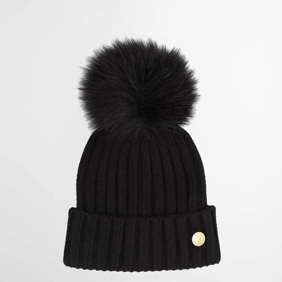 Young Ideas & Henmores -Conway Knitted Beanie Hat -BK11 Black -OS