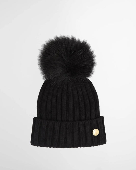 Young Ideas & Henmores -Conway Knitted Beanie Hat -BK11 Black -OS