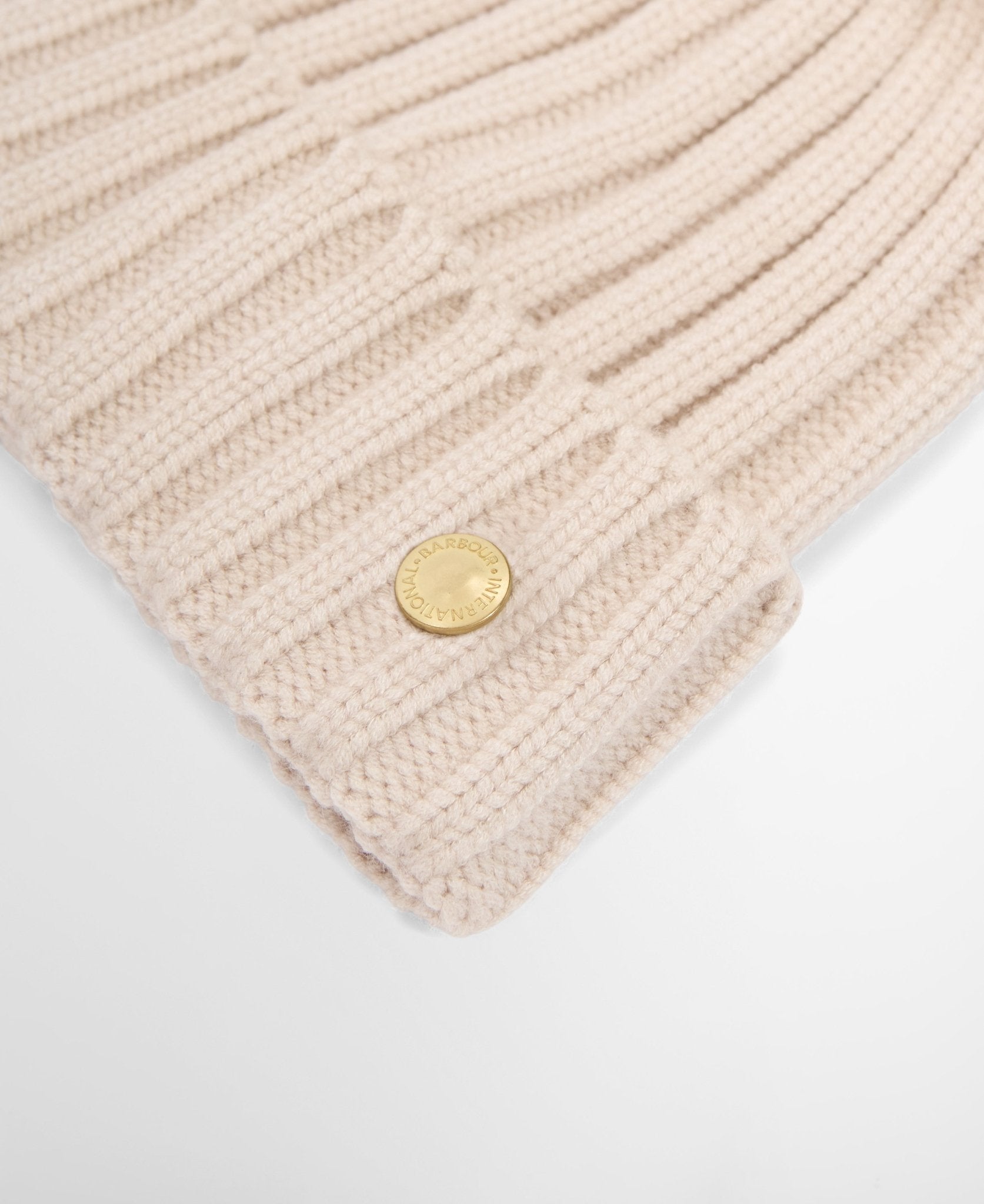 Young Ideas & Henmores -Conway Knitted Beanie Hat -CR31 Moonbeam -OS