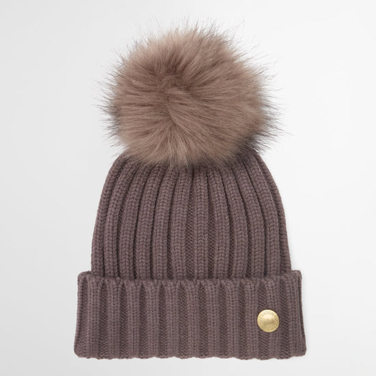 Young Ideas & Henmores -Conway Knitted Beanie Hat -BR71 Truffle -OS