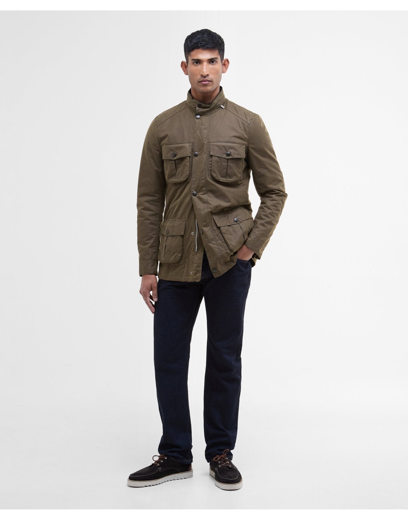 Young Ideas/Henmores - Corbridge Wax Jacket - OL71 Olive - M