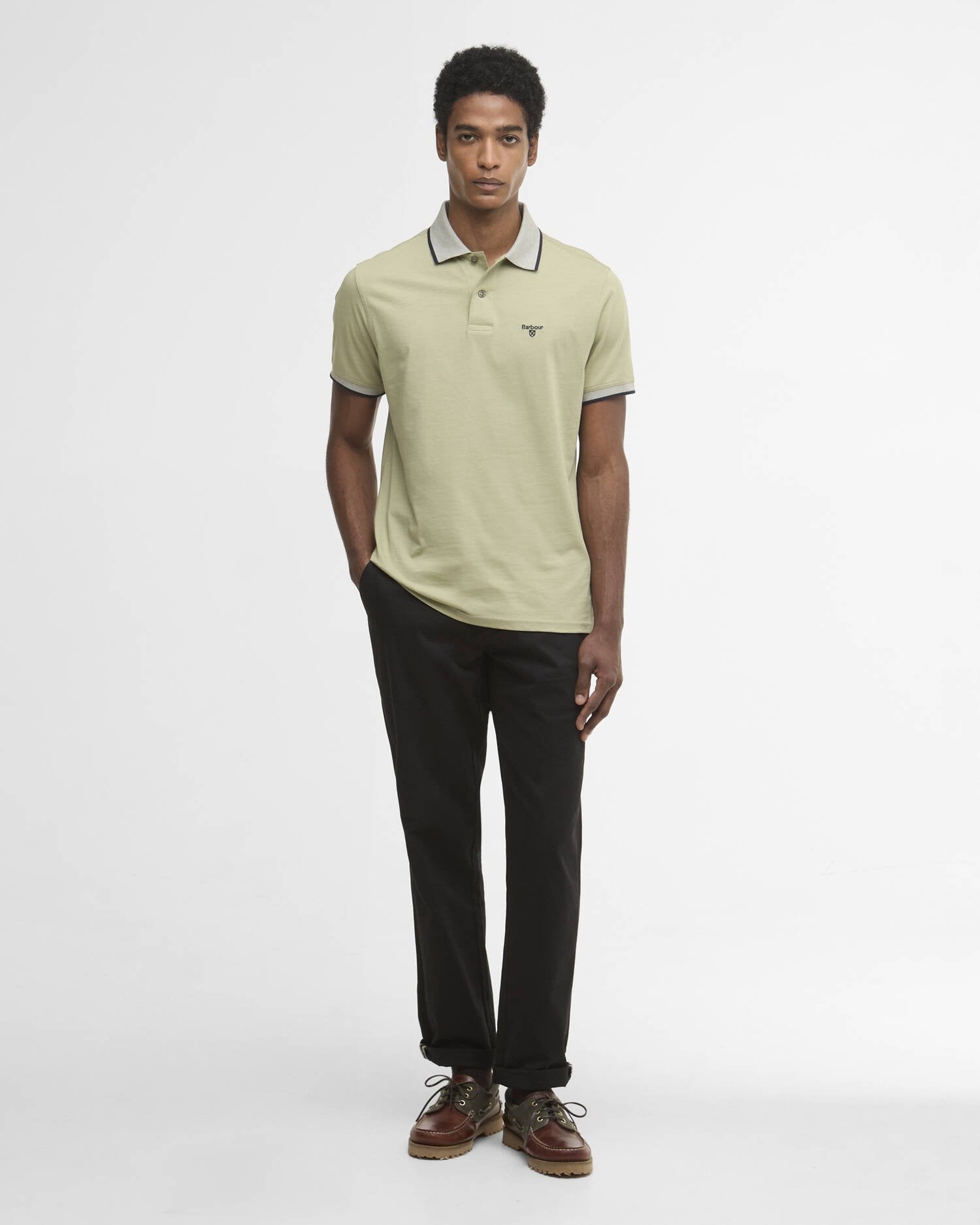 Young Ideas/Henmores - Cornsay Polo Shirt - GN63 Sea Green - M