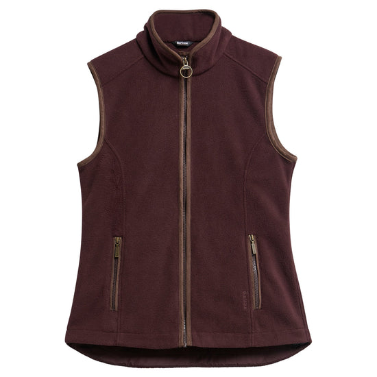 Young Ideas & Henmores -Country Colton Fleece Gilet -BR92 Fig -8