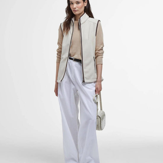 Young Ideas & Henmores -Country Colton Fleece Gilet -CR31 Pearl -8
