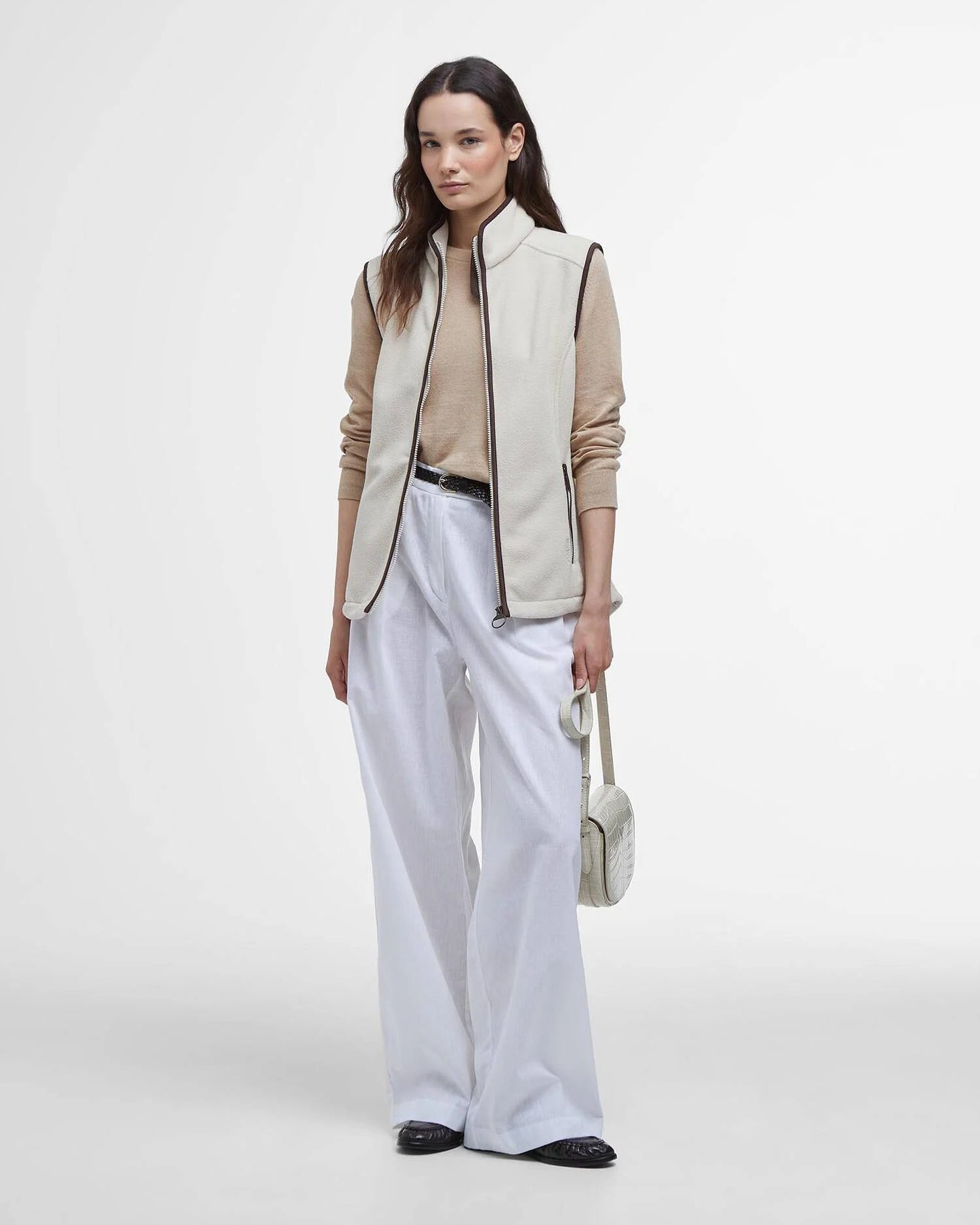 Young Ideas & Henmores -Country Colton Fleece Gilet -CR31 Pearl -8