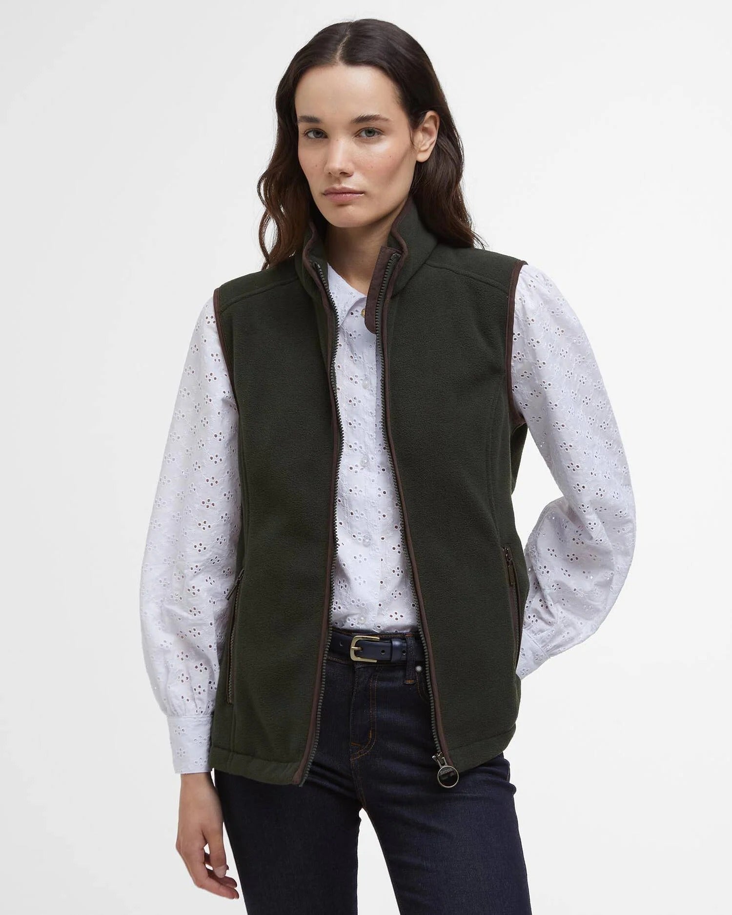 Young Ideas & Henmores -Country Colton Fleece Gilet -SG71 Sage -8