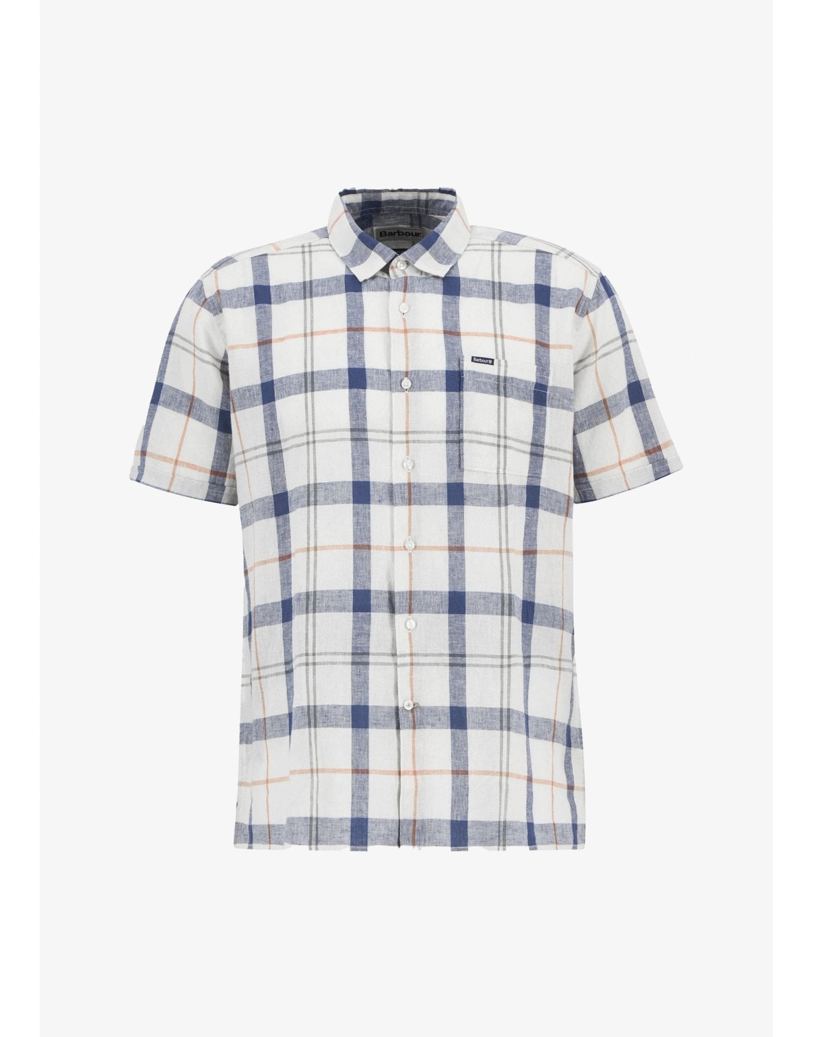 Young Ideas/Henmores - Croft Short Sleeve Summer Shirt - TN98 Sea Haze Tartan - M