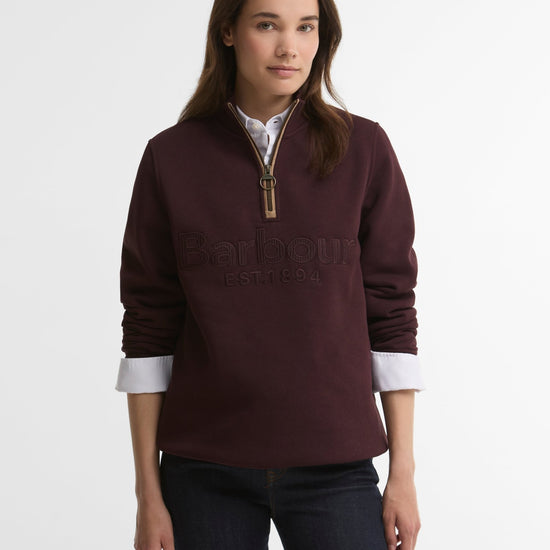 Young Ideas & Henmores -Cynthia Half Zip Sweatshirt -RE97 Fig -8