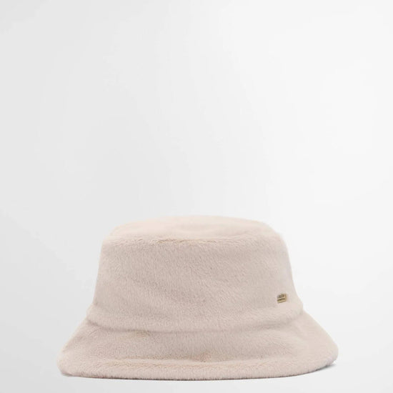 Young Ideas & Henmores -Cyrus Faux Fur Bucket Hat -BR13 Nutmeg -L