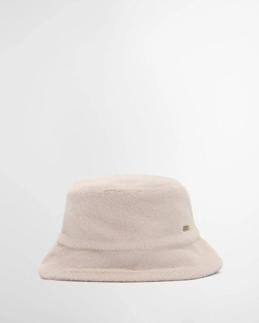 Young Ideas & Henmores -Cyrus Faux Fur Bucket Hat -BR13 Nutmeg -L