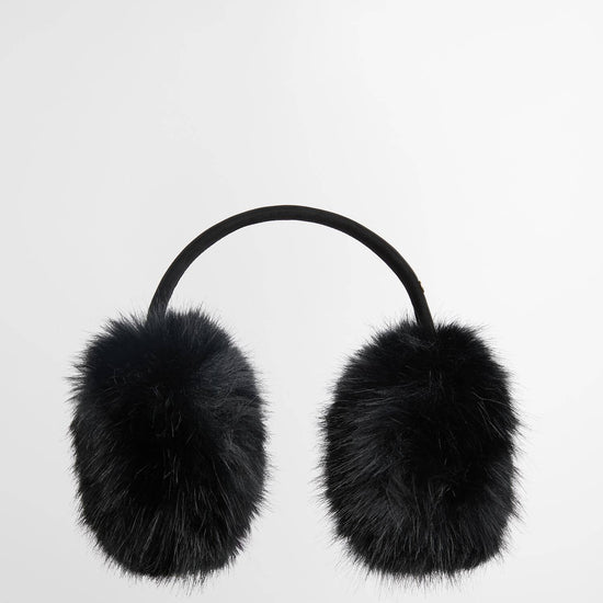 Young Ideas & Henmores -Cyrus Faux Fur Earmuffs -BK11 Black -OS
