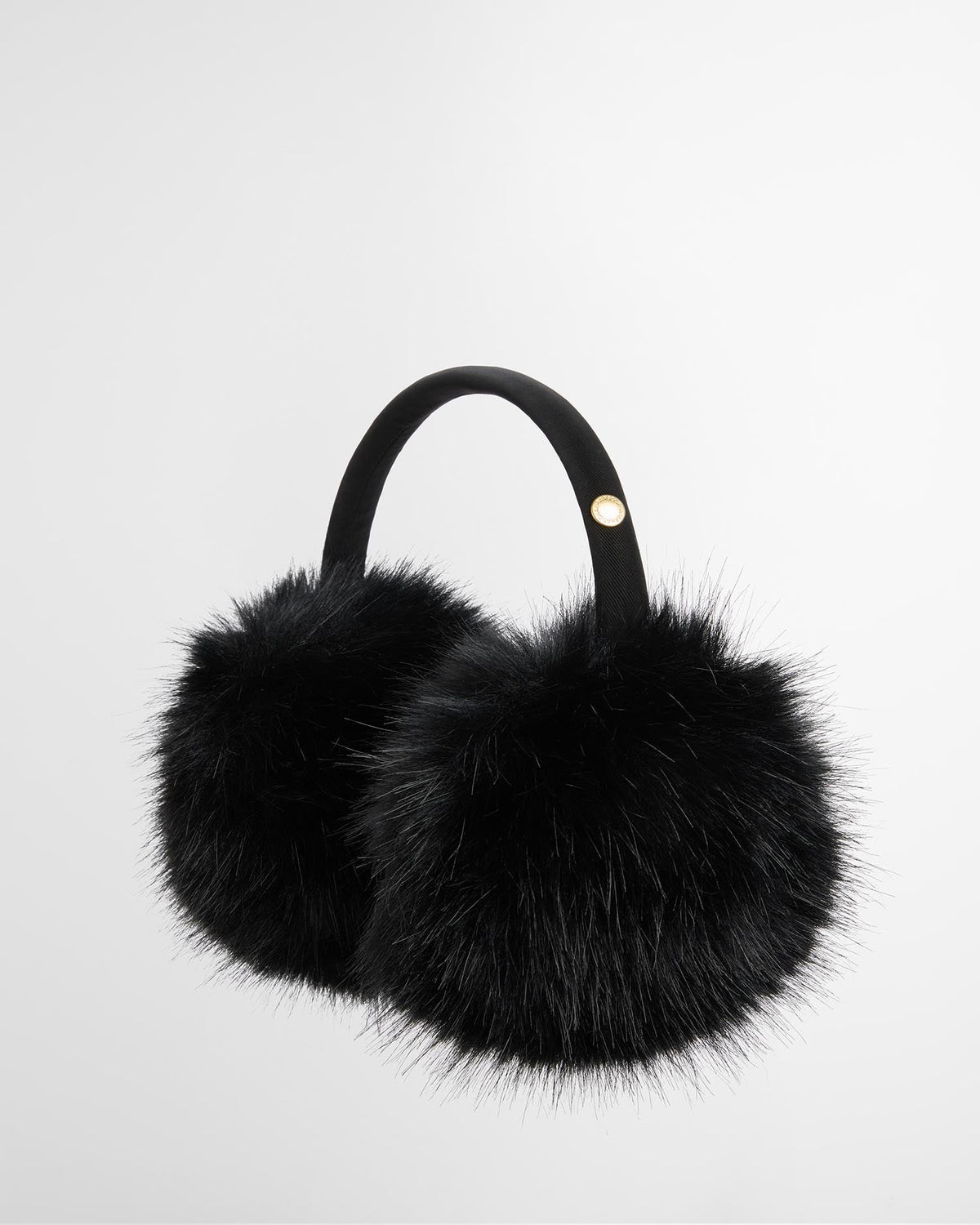 Young Ideas & Henmores -Cyrus Faux Fur Earmuffs -BK11 Black -OS