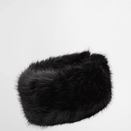 Young Ideas & Henmores -Cyrus Faux Fur Headband -BK11 Black -OS