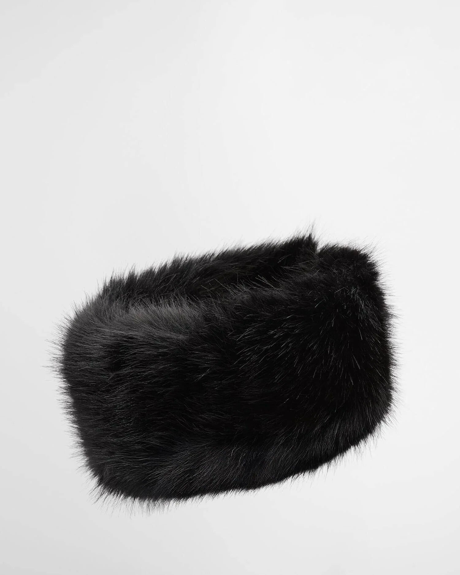 Young Ideas & Henmores -Cyrus Faux Fur Headband -BK11 Black -OS