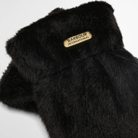 Young Ideas & Henmores -Cyrus Faux Fur Mitts -BR13 Nutmeg -L