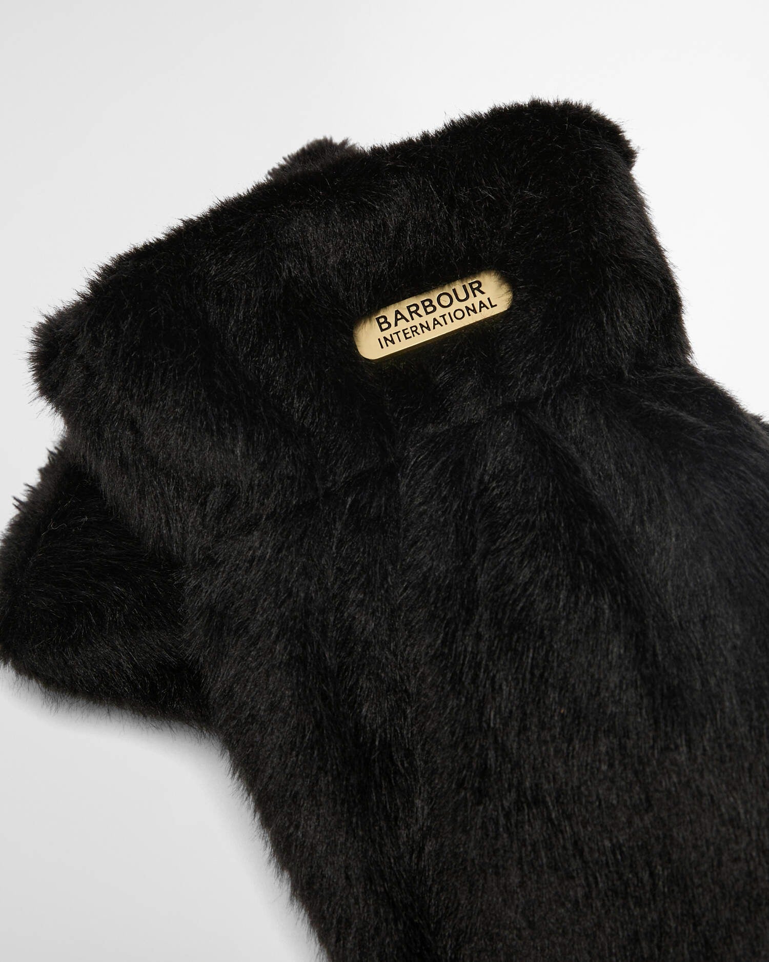 Young Ideas & Henmores -Cyrus Faux Fur Mitts -BR13 Nutmeg -L