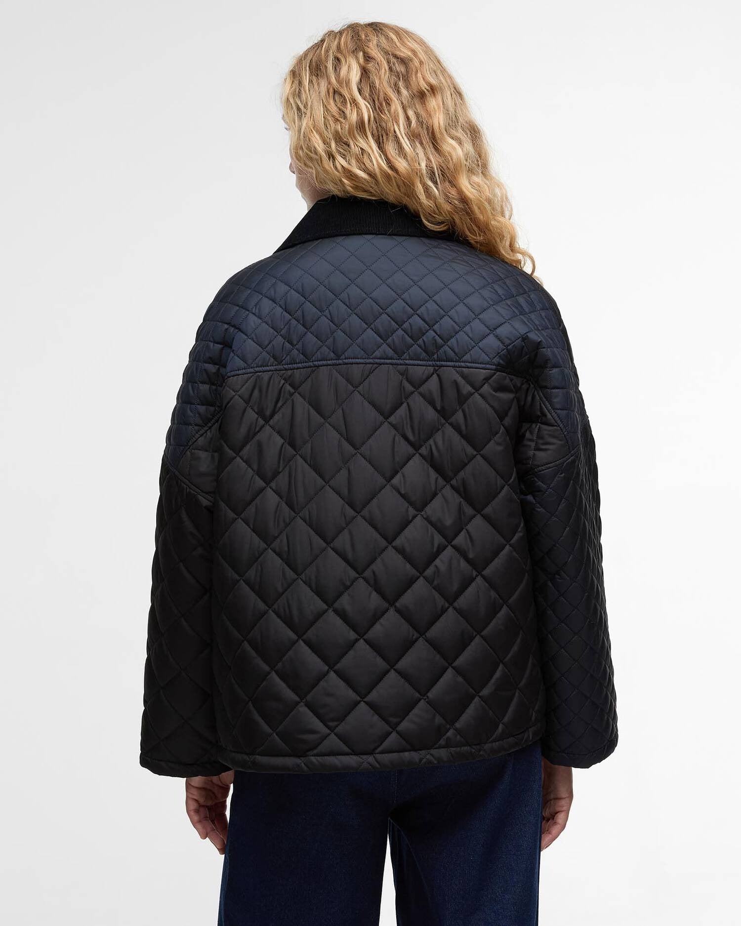 Young Ideas/Henmores - Danby Quilted Jacket - NY91 Dark Navy/Black/Dress Tartan - 8