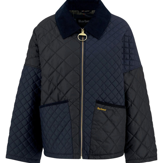 Young Ideas/Henmores - Danby Quilted Jacket - NY91 Dark Navy/Black/Dress Tartan - 8