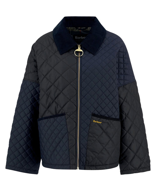 Young Ideas/Henmores - Danby Quilted Jacket - NY91 Dark Navy/Black/Dress Tartan - 8