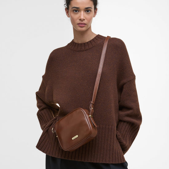 Young Ideas/Henmores - Daphne Leather Crossbody Bag - BK11 Black - OS