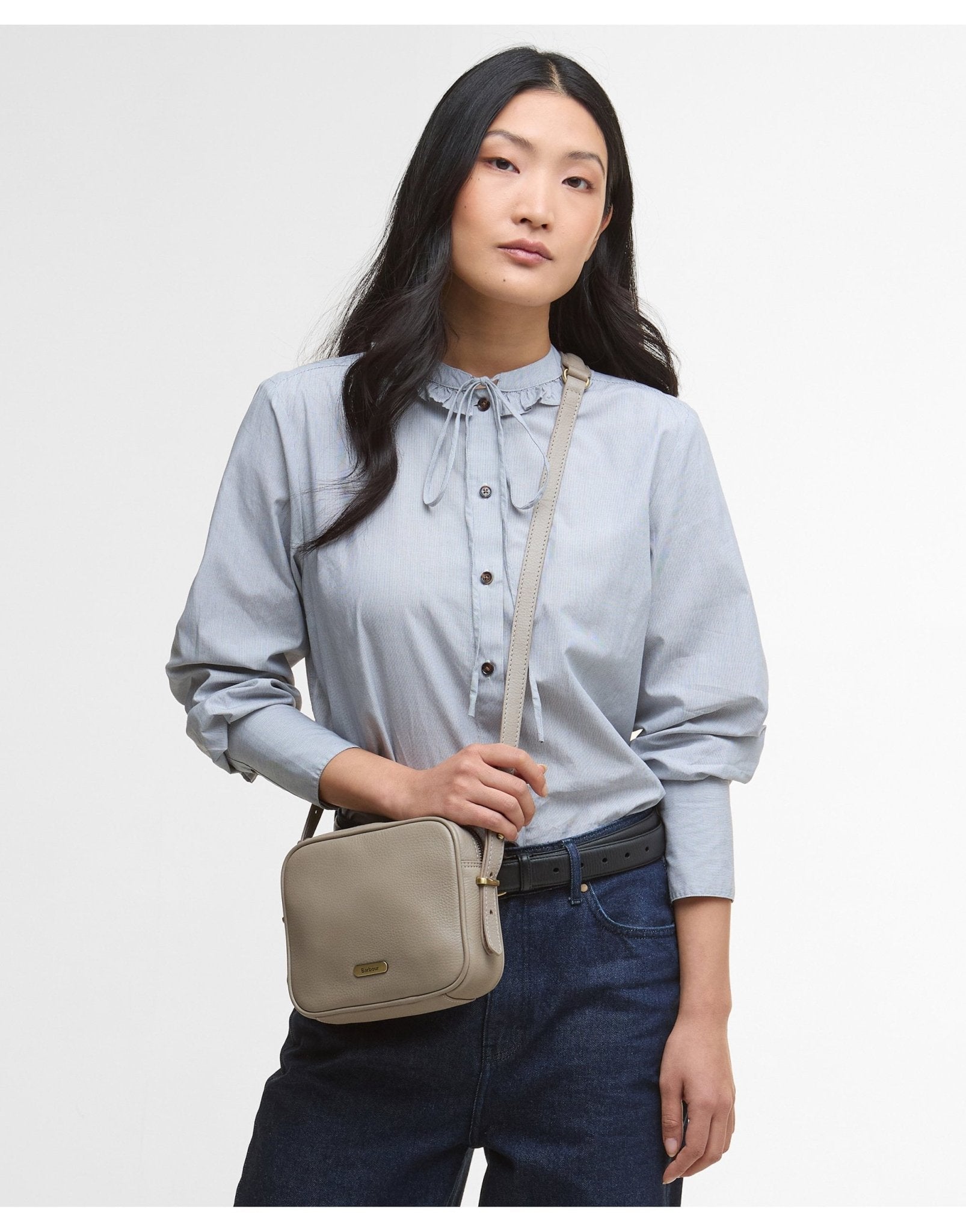 Young Ideas/Henmores - Daphne Leather Crossbody Bag - BK11 Black - OS