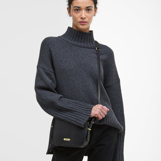 Young Ideas/Henmores - Daphne Leather Crossbody Bag - BK11 Black - OS