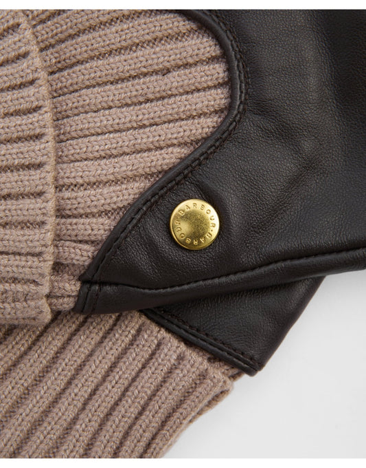 Young Ideas/Henmores - Deanna Leather Gloves - BR71 Brown/Camel - S