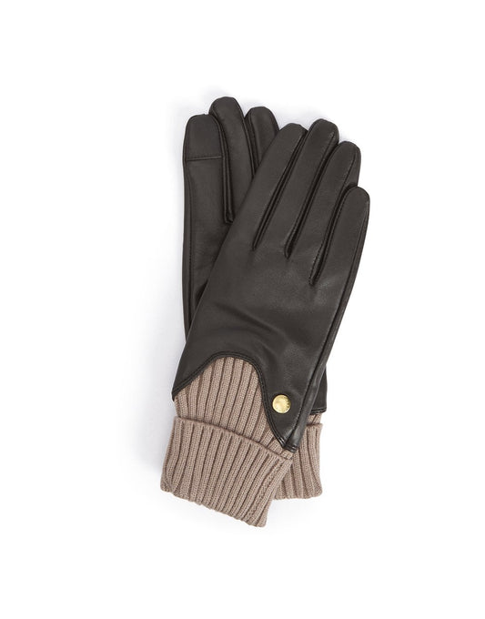 Young Ideas/Henmores - Deanna Leather Gloves - BR71 Brown/Camel - S