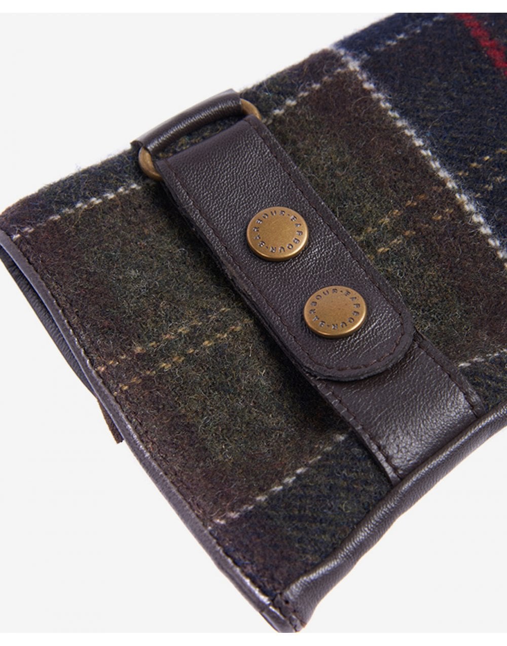 Young Ideas/Henmores - Dee Tartan Gloves - BR71 Dark Brown - S