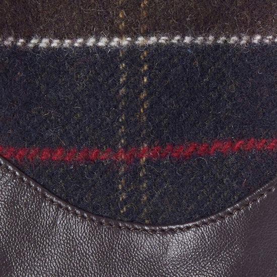 Young Ideas/Henmores - Dee Tartan Gloves - BR71 Dark Brown - S