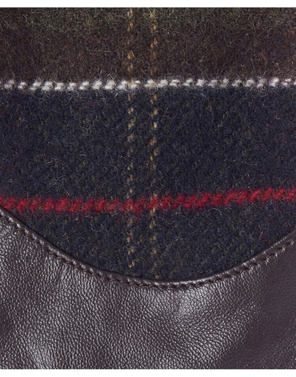 Young Ideas/Henmores - Dee Tartan Gloves - BR71 Dark Brown - S