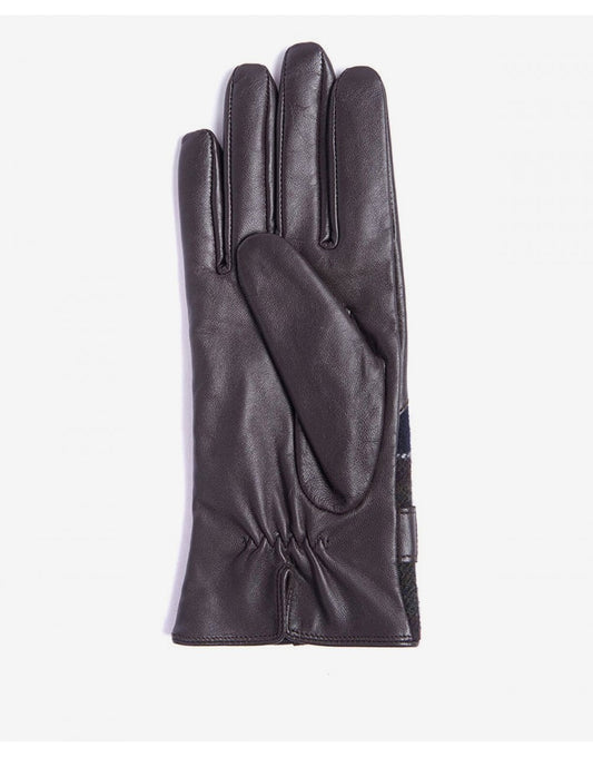 Young Ideas/Henmores - Dee Tartan Gloves - BR71 Dark Brown - S