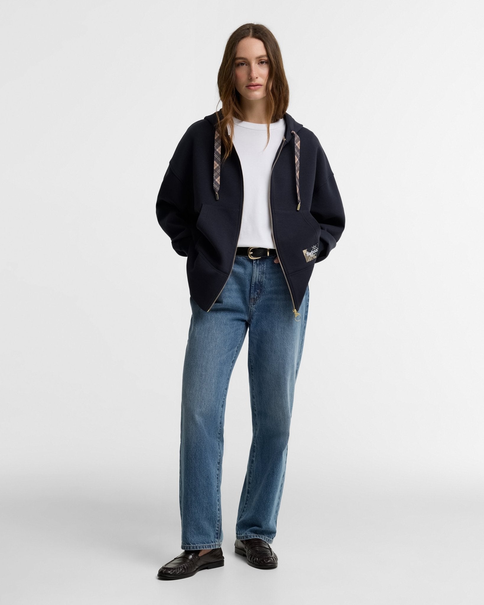 Young Ideas & Henmores -Delilah Full Zip Hoodie -NY99 Dark Navy -8
