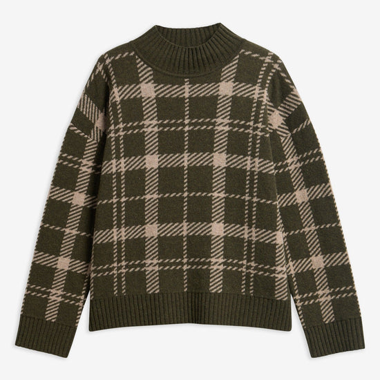 Young Ideas & Henmores -Delilah Knitted Jumper -OL71 Olive Multi -6