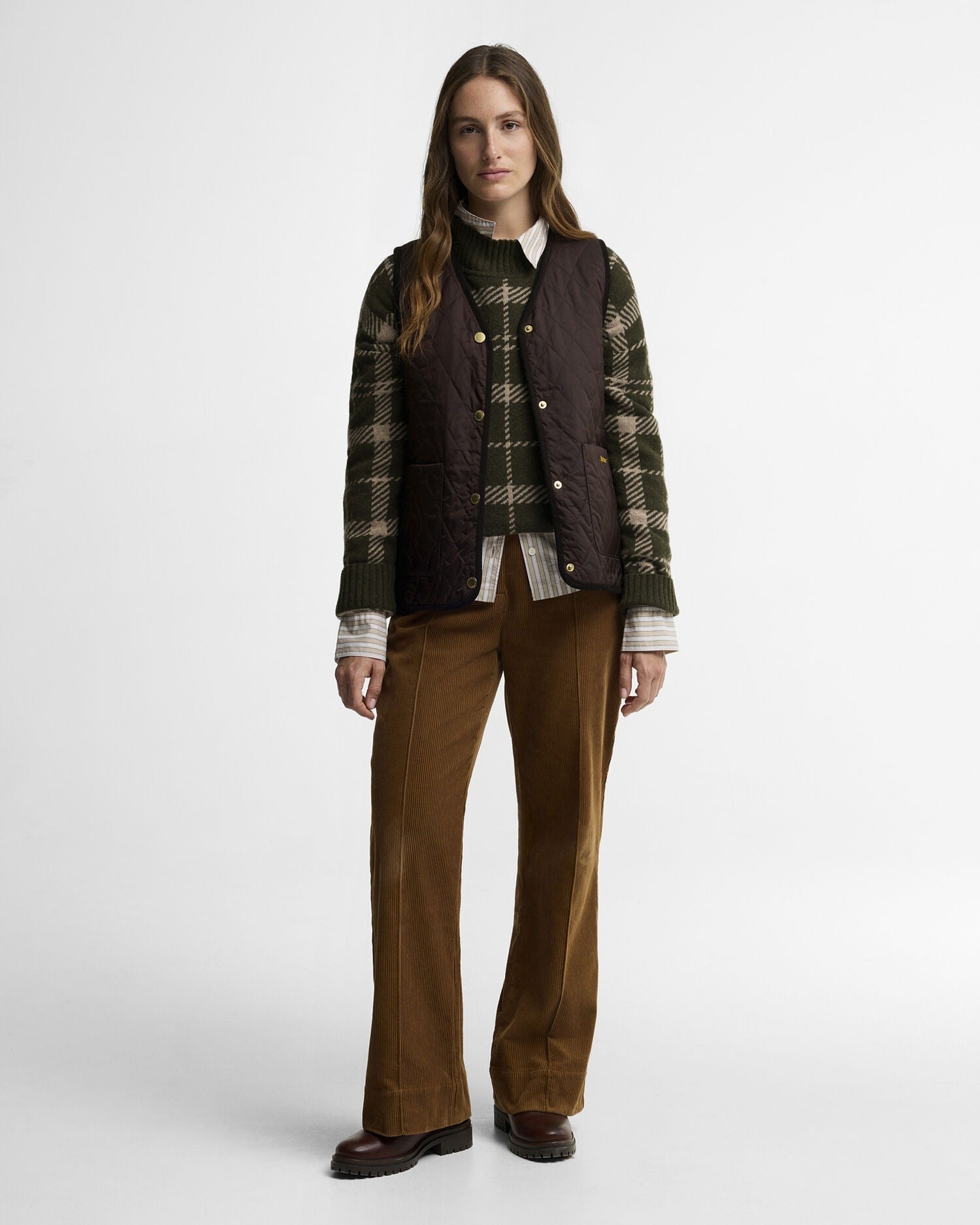 Young Ideas & Henmores -Delilah Knitted Jumper -OL71 Olive Multi -6