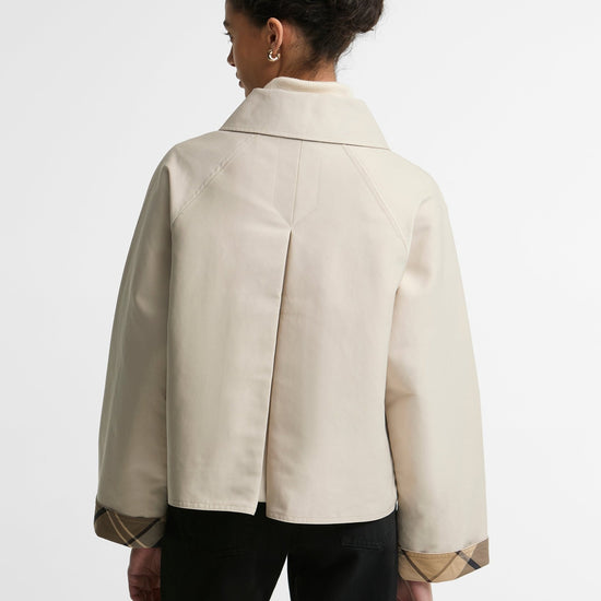 Young Ideas & Henmores -Delilah Showerproof Jacket -ST31 Mist/Birchwood Dress -8