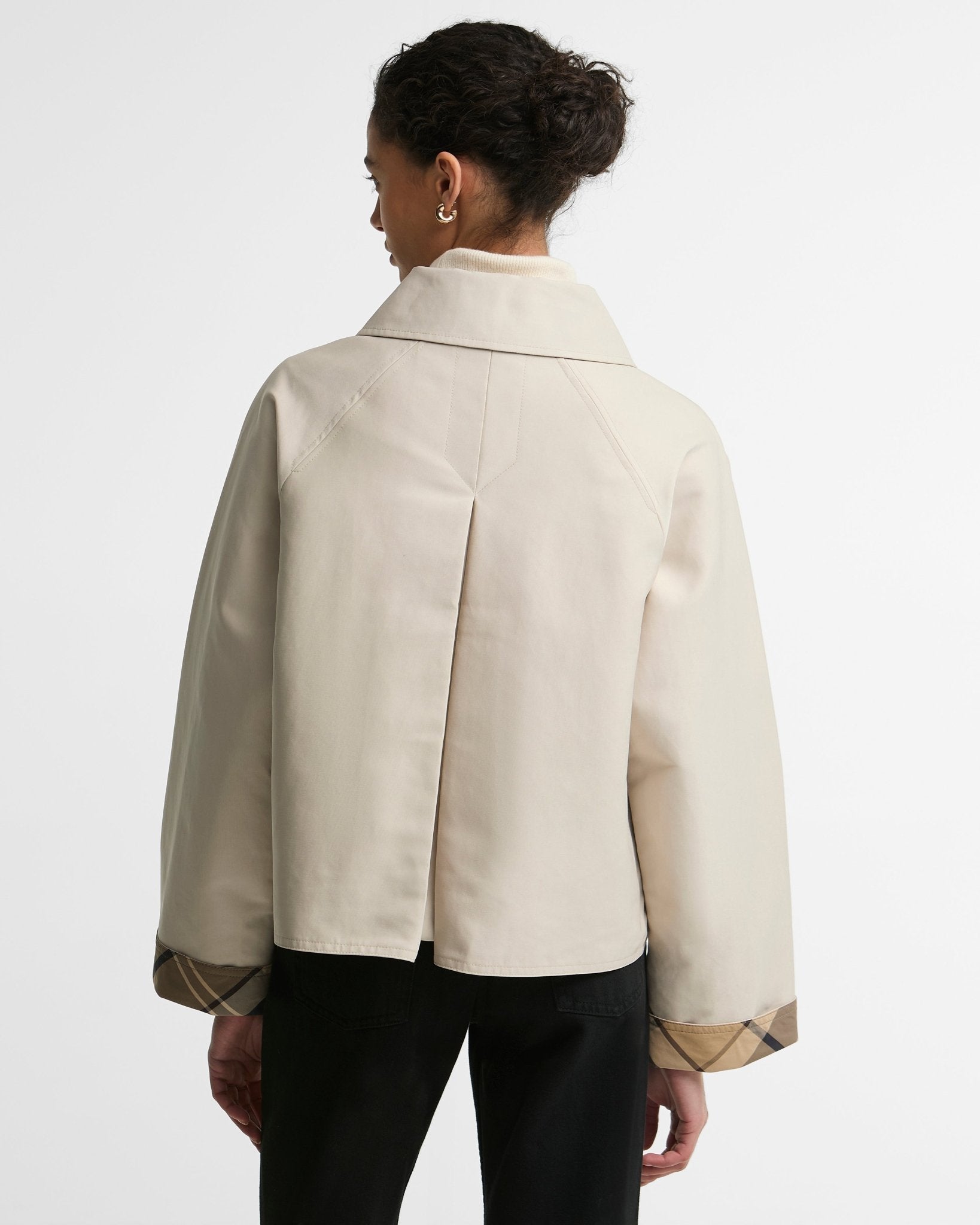 Young Ideas & Henmores -Delilah Showerproof Jacket -ST31 Mist/Birchwood Dress -8