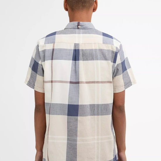 Young Ideas & Henmores - Douglas Short Sleeve Tailored Shirt - TN37 Highland Loch Tartan - M