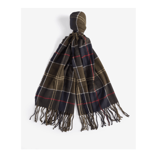 Young Ideas/Henmores - Dover Beanie & Hailes Scarf Gift Set - BE31 Hessian Tartan - OS