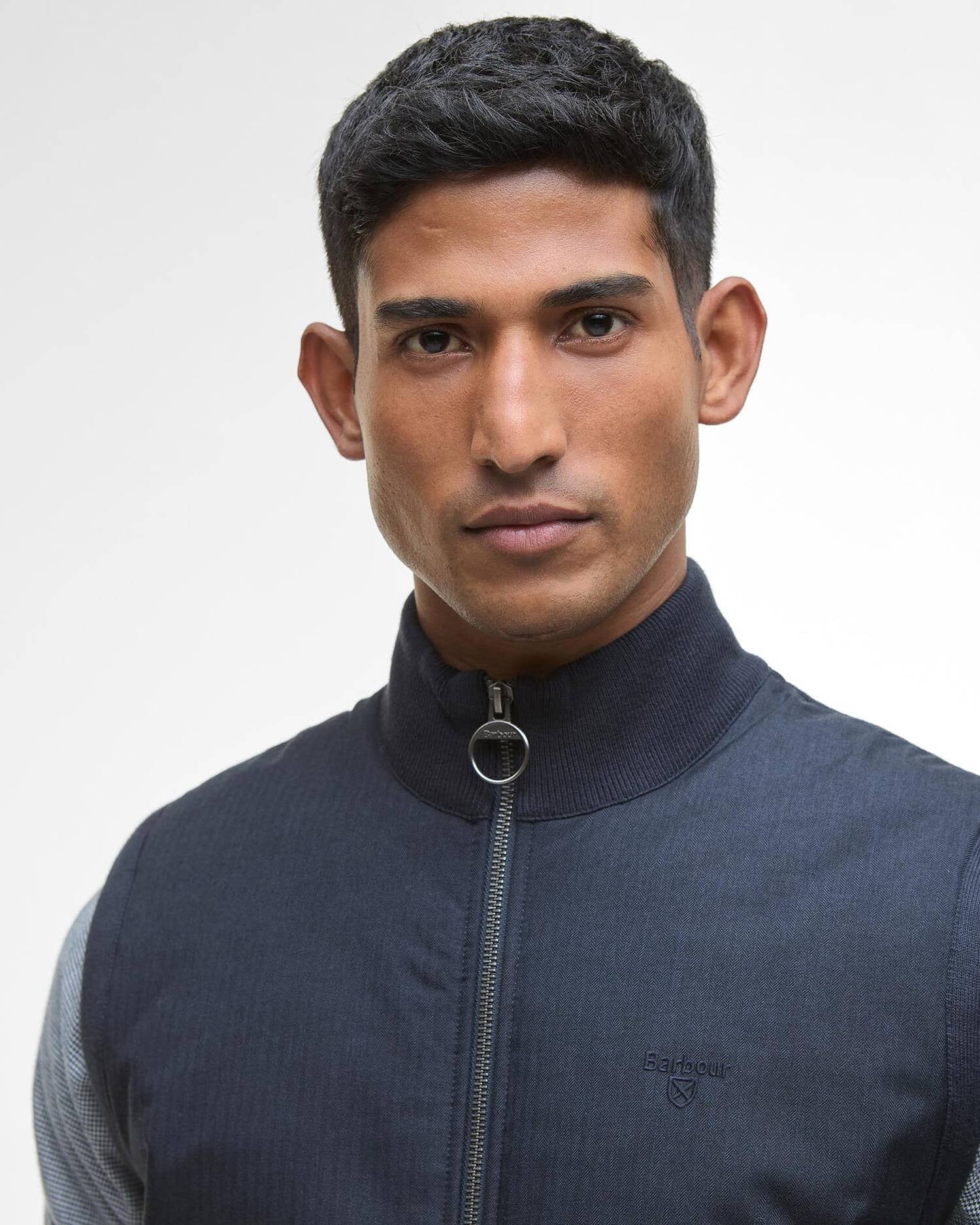 Young Ideas/Henmores - Dryburn Knitted Gilet - Navy - M