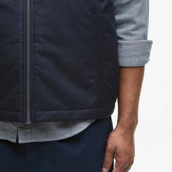 Young Ideas/Henmores - Dryburn Knitted Gilet - Navy - M