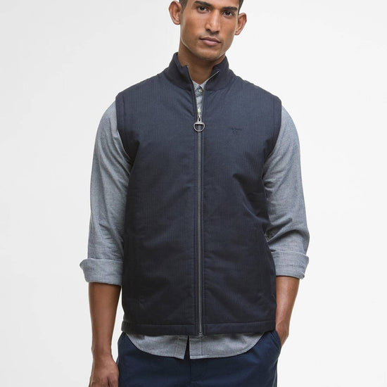 Young Ideas/Henmores - Dryburn Knitted Gilet - Navy - M