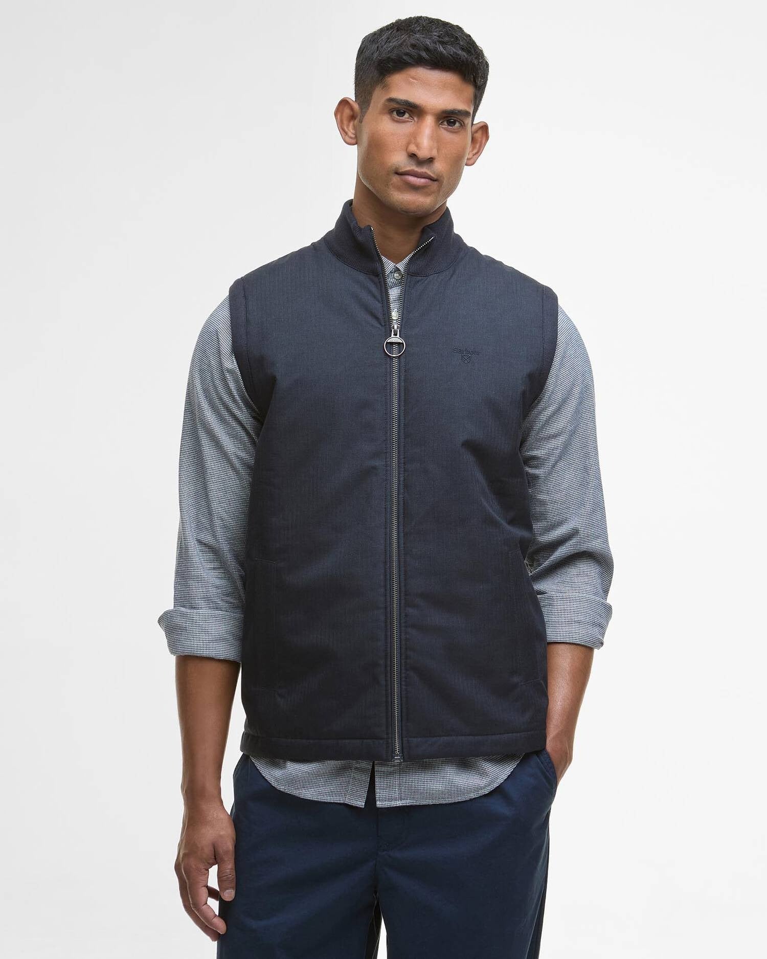 Young Ideas/Henmores - Dryburn Knitted Gilet - Navy - M