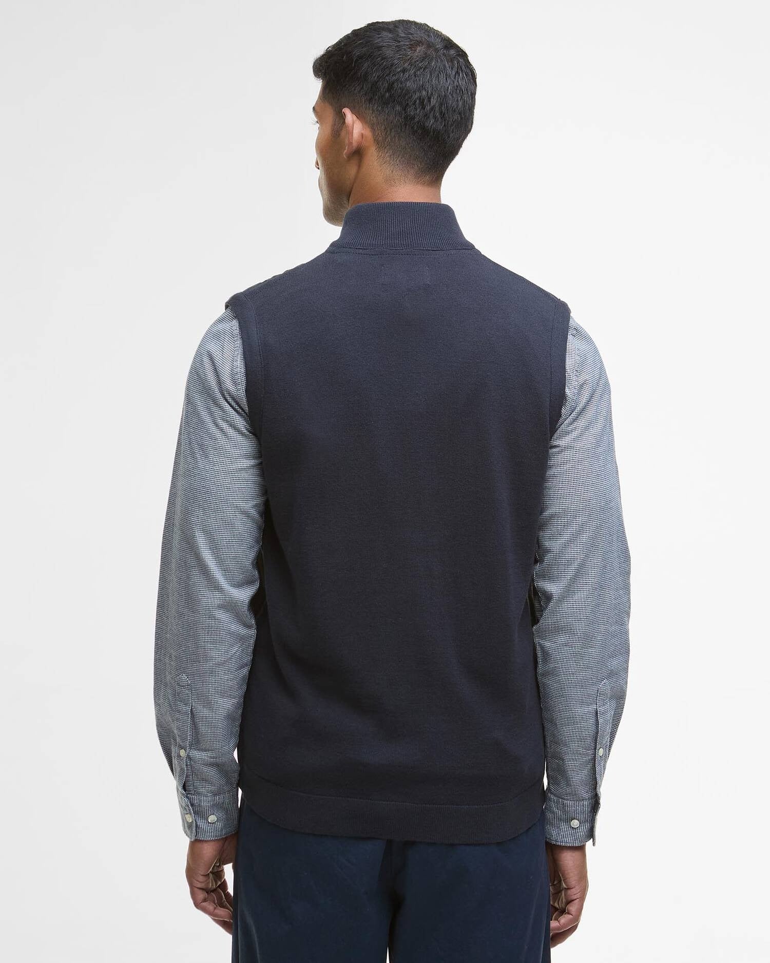 Young Ideas/Henmores - Dryburn Knitted Gilet - Navy - M