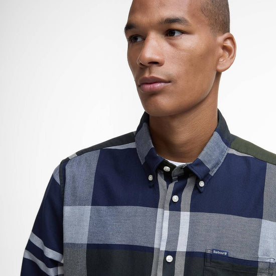 Young Ideas/Henmores - Dunoon Tartan Tailored Shirt - Fernwood Tartan - M