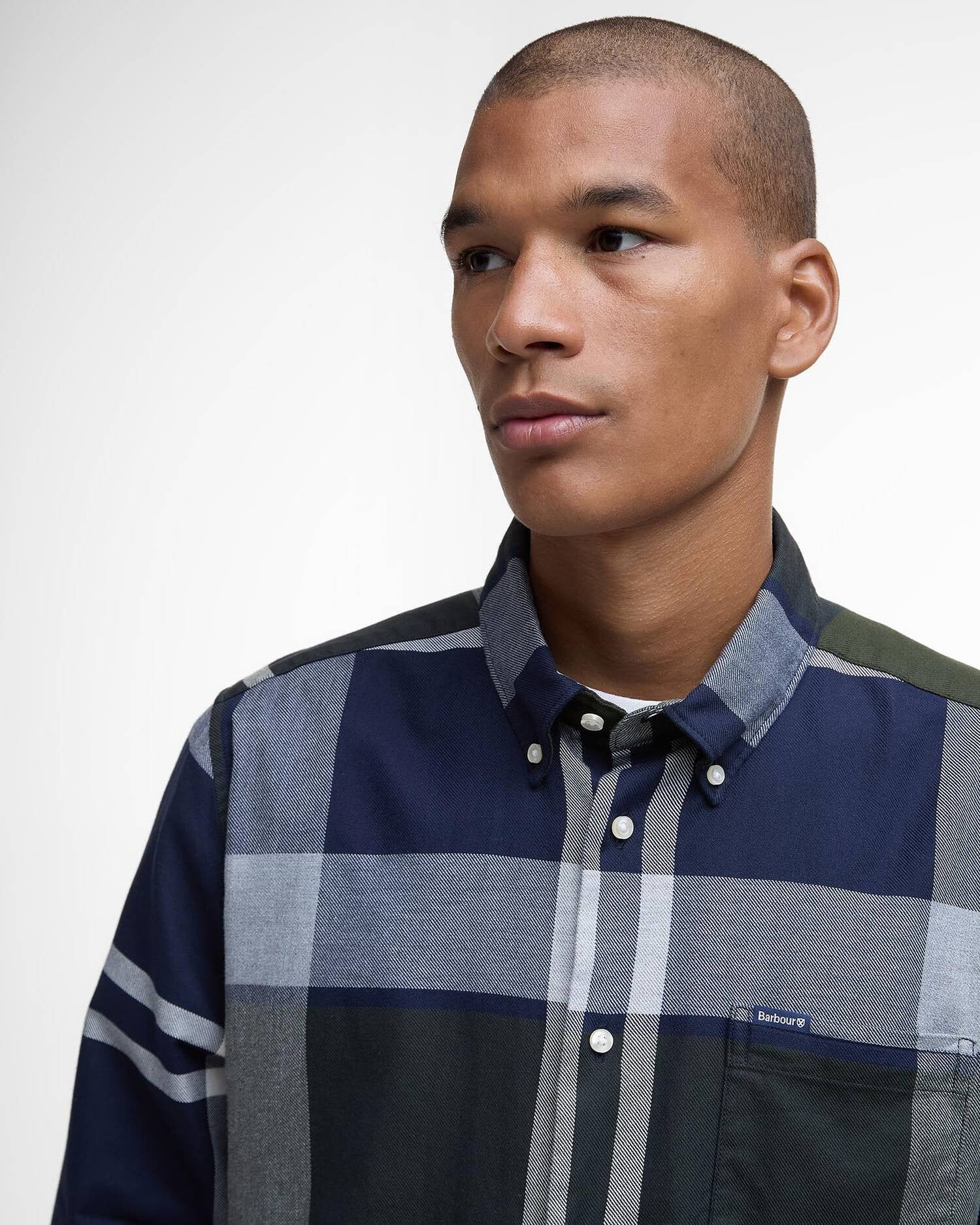 Young Ideas/Henmores - Dunoon Tartan Tailored Shirt - Fernwood Tartan - M