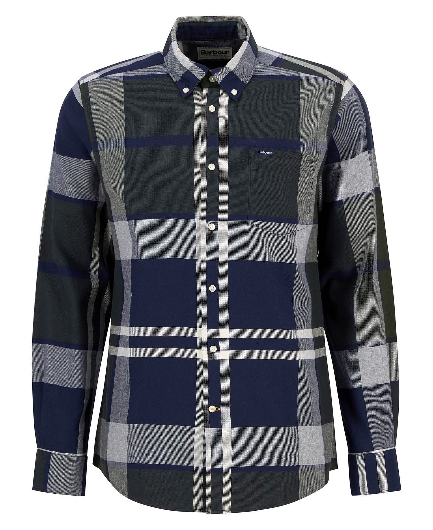 Young Ideas/Henmores - Dunoon Tartan Tailored Shirt - Fernwood Tartan - M